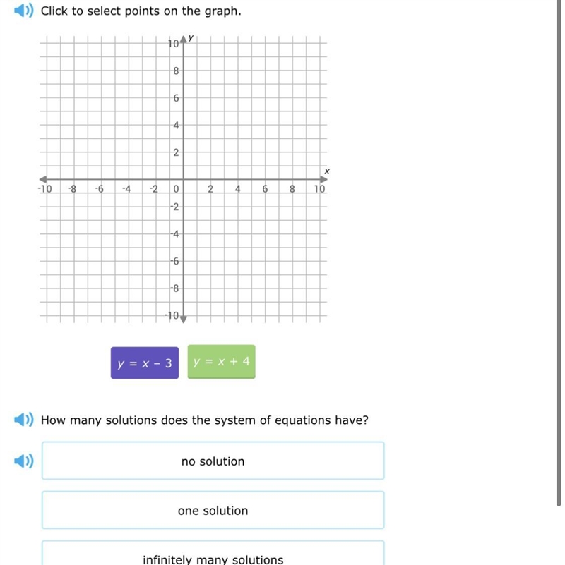 Help please y=x-3 y=x+4-example-1