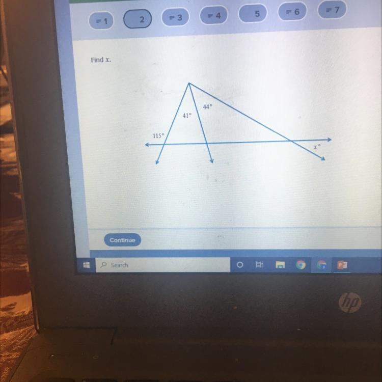 Find x. If anyone can help it would be appreciated-example-1