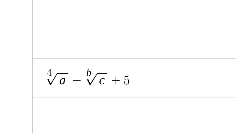 What is the value of this expression when a=9, b=-2, and c=25 ?-example-1