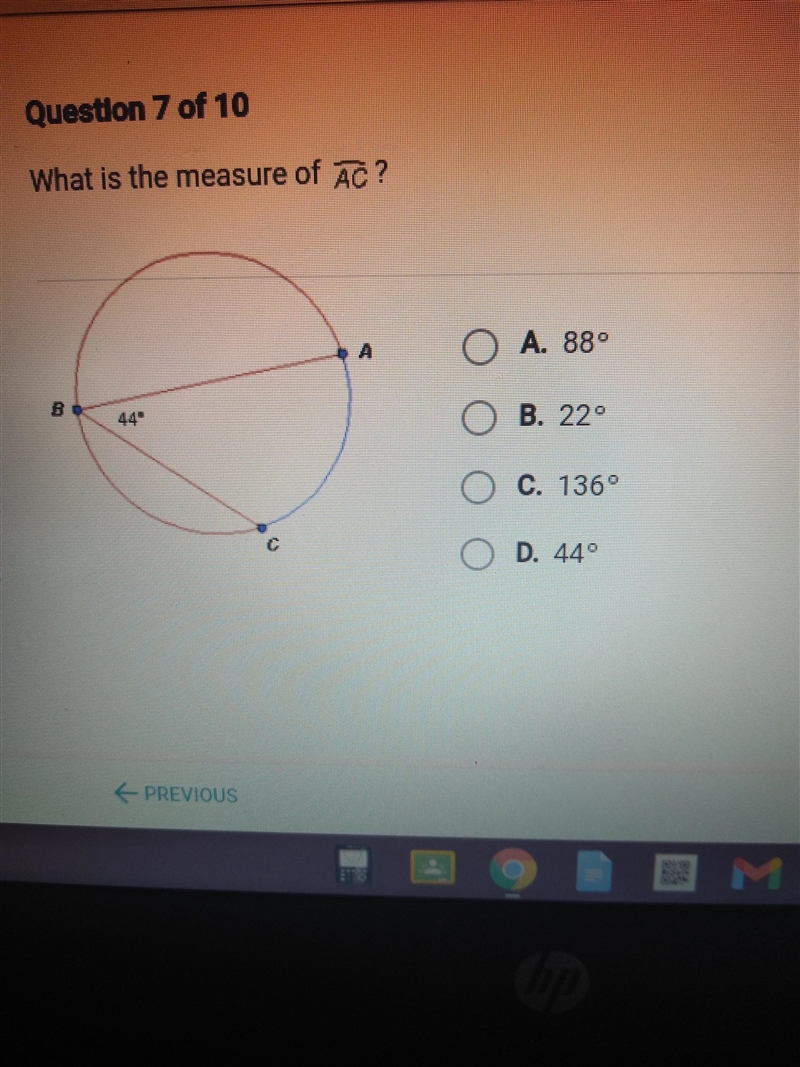 What is the measure of AC?-example-1