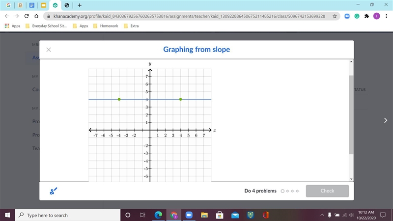 Graph a line with a slope of -5 that contains the point (-3,-4)-example-1