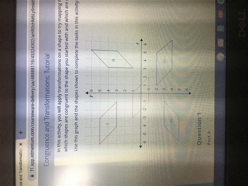 Is there a transformation that maps shape 1 into shape 5-example-1