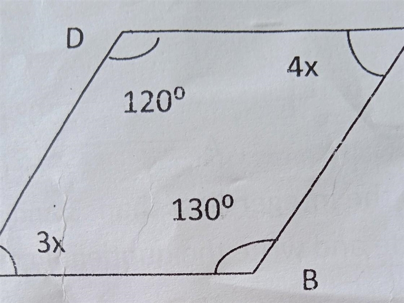 Find the value of 'x' from the given figure: ​-example-1