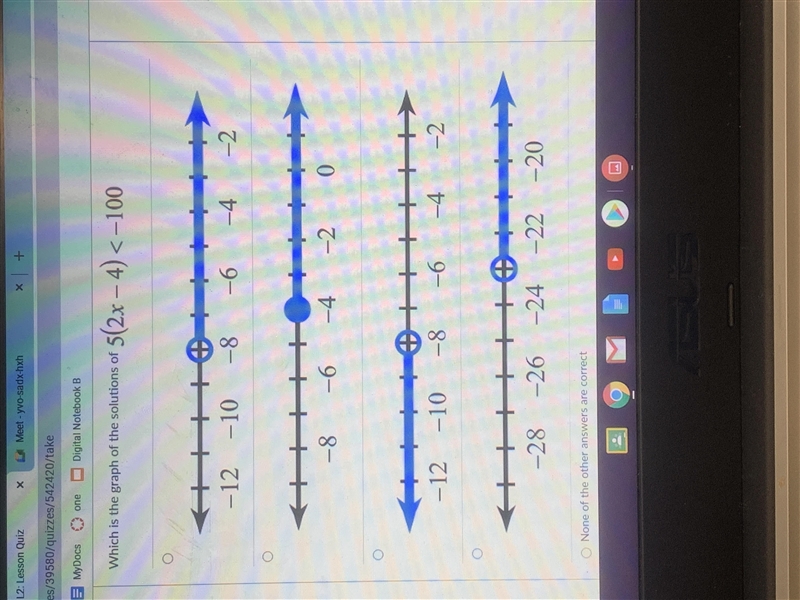 Please answer. Which is the graph of the solutions.-example-1