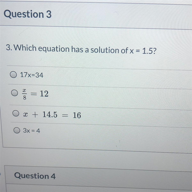 Which equation has a solution of x = 1.5-example-1