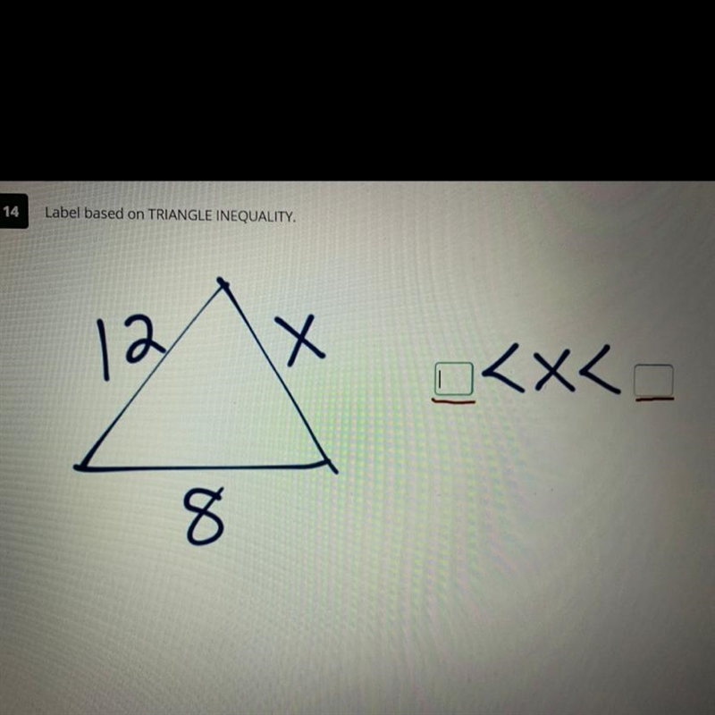 Label based on triangle inequality-example-1