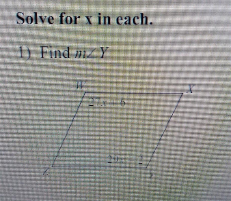 Solve for x in each​-example-1