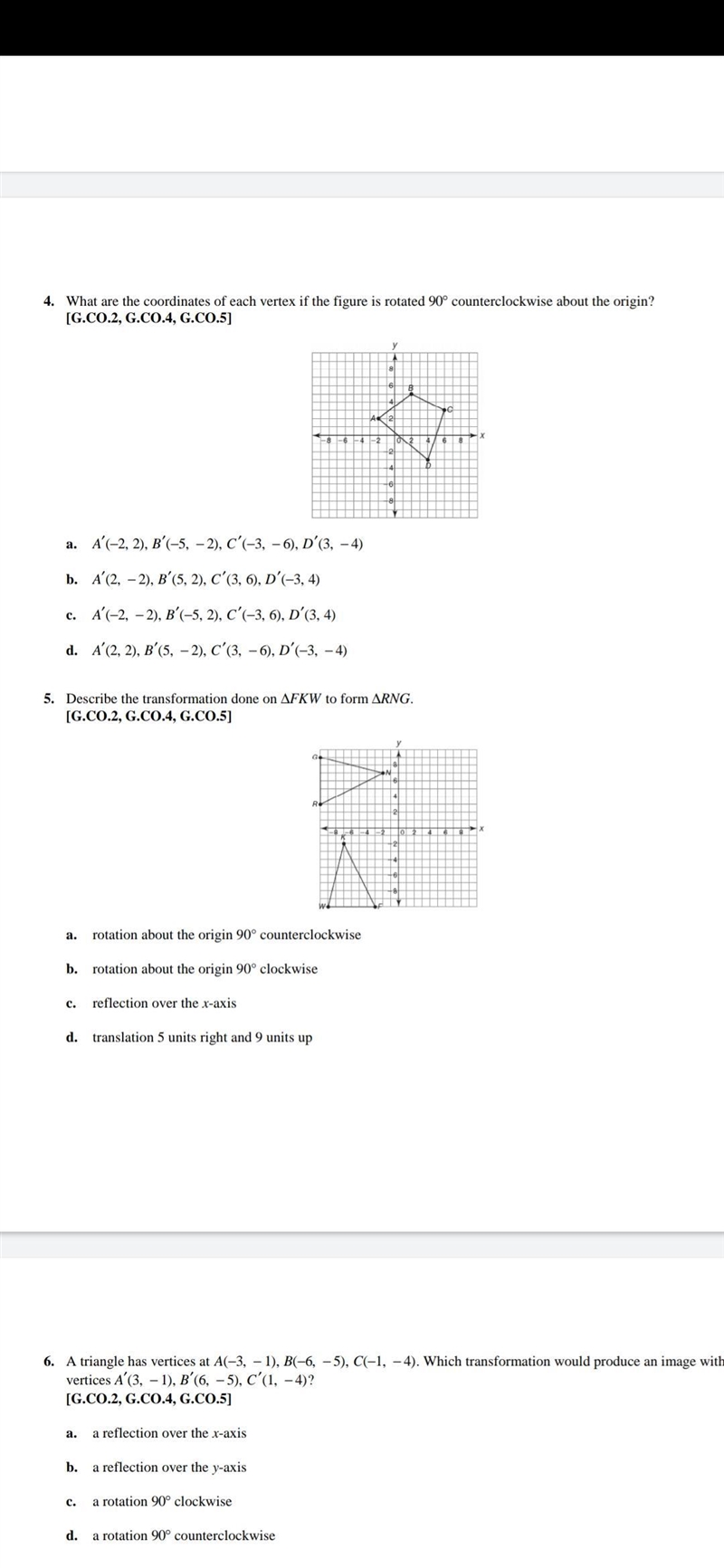 Can anyone help me with number5..? What is it-example-1