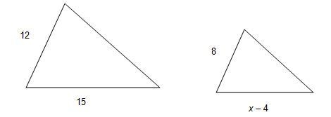 Find the value of x. x = 10.4 x = 14 x = 26.5 x = 2.73-example-1