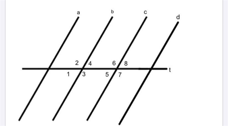 Even the measure ofAngle six is 62 what is the measure of angle five-example-1