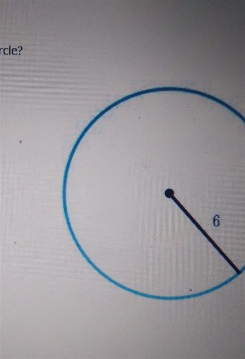 What is the diameter of the following circle? ​-example-1