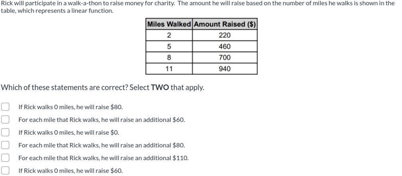 Which of these statements are correct? Select TWO that apply.-example-1