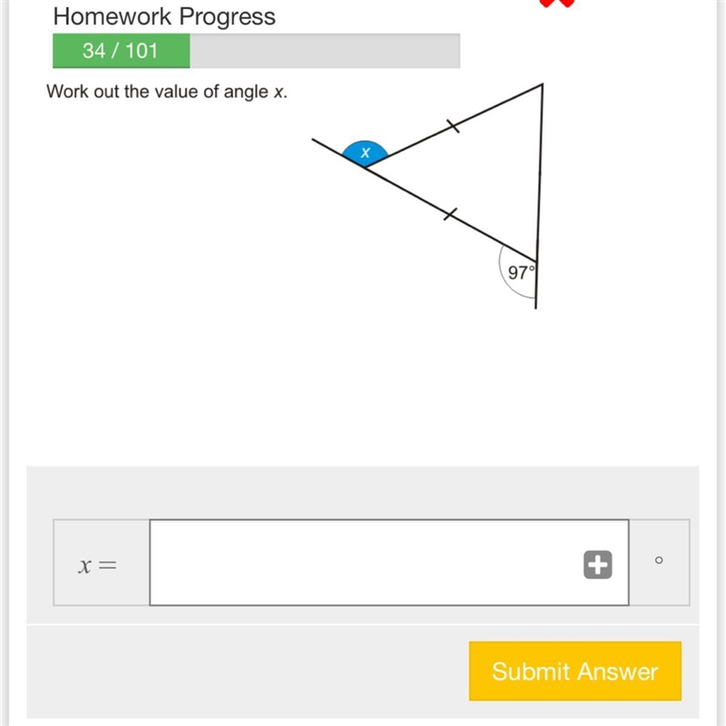 What is the value of x ?-example-1