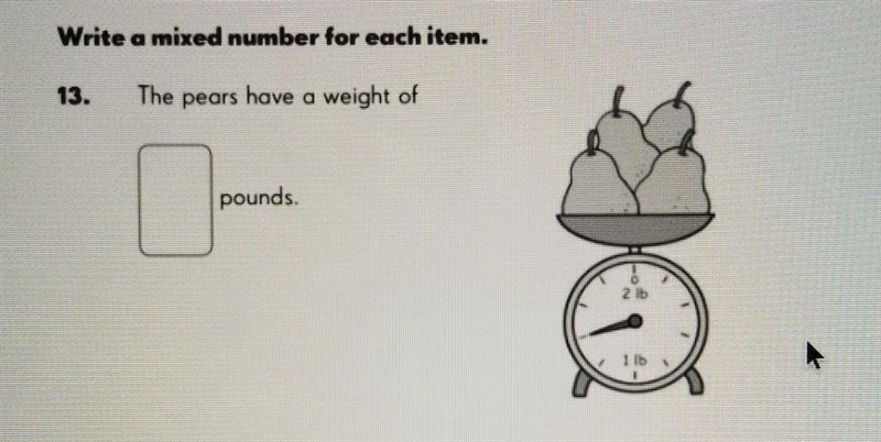 HELP PLEASE! write a mixed number for each item ​-example-1