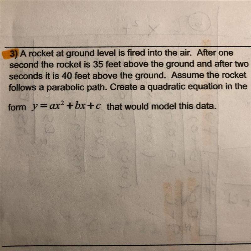 How do i solve this problem while creating a quadratic equation ?-example-1