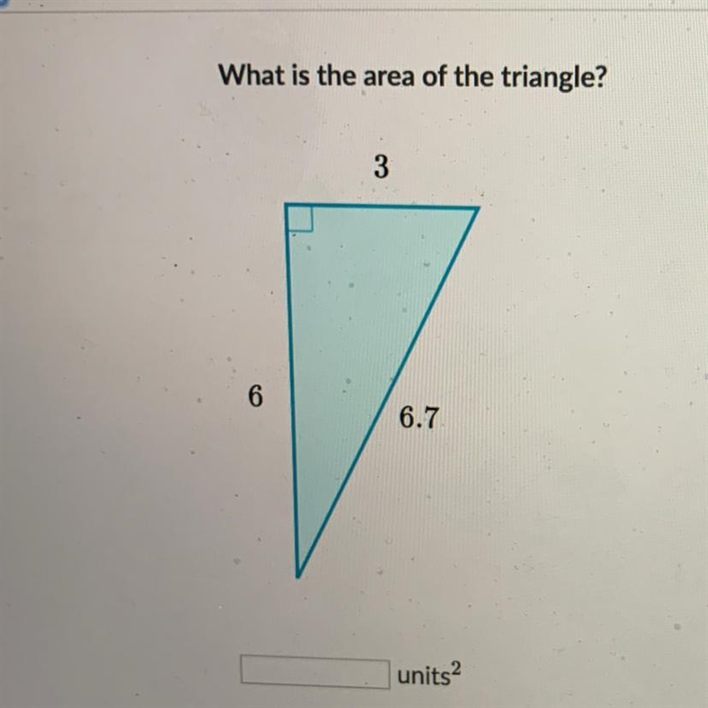 What is the area of the triangle?-example-1