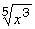 Change this radical to an algebraic expression with fractional exponents-example-1