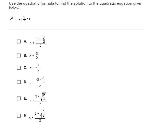 Use the quadratic formula to find the solution to the quadratic equation below pt-example-1