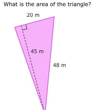 What is the area of the triangle?-example-1