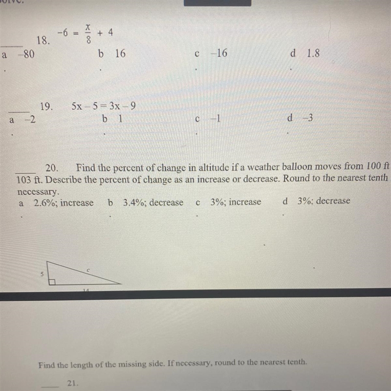 If you can answer any of these please do and put the question number by the answer-example-1