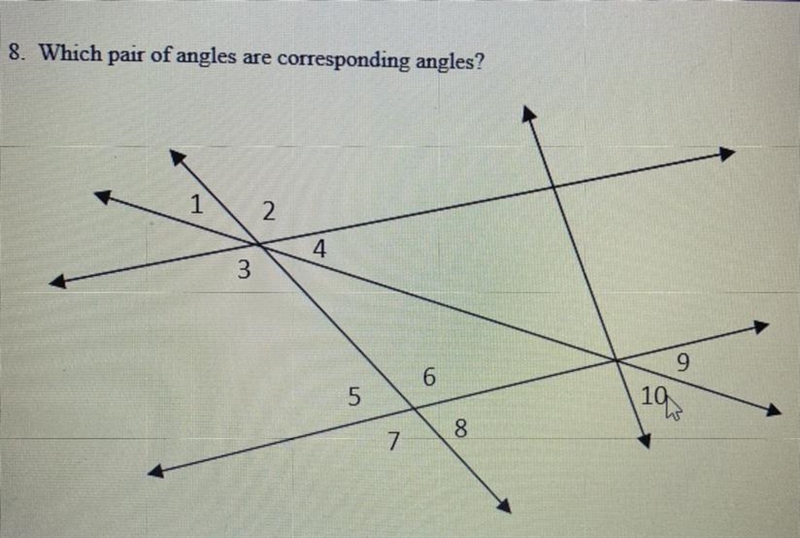 The answer choices are A) <3 and <10 B) <2 and < 10 C) <3 and <7 D-example-1