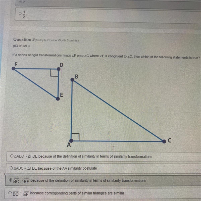 NEED HELP ASAP I believe the answer is C but I’m not sure-example-1