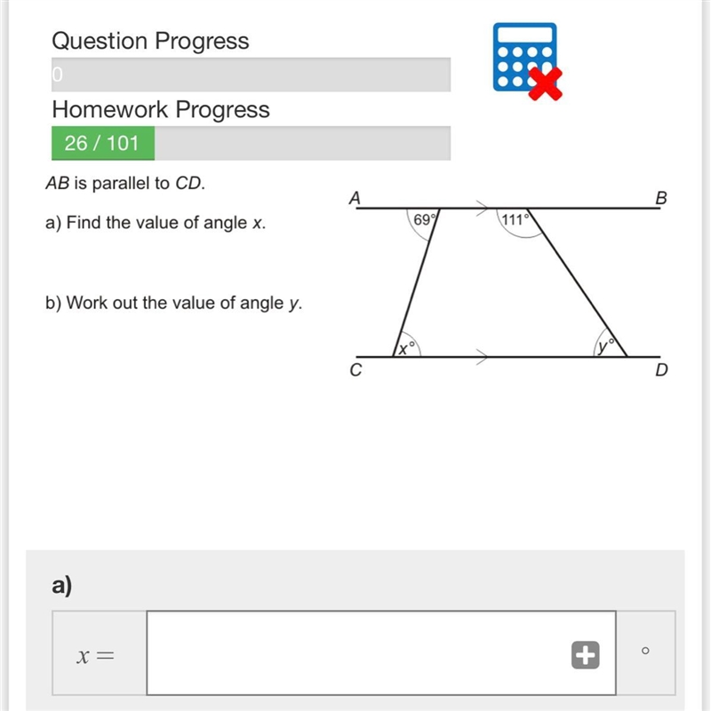 What are the values of x and y ?-example-1