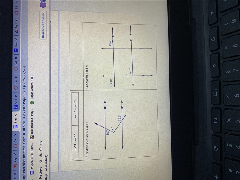 I need help with 13 and 14-example-1