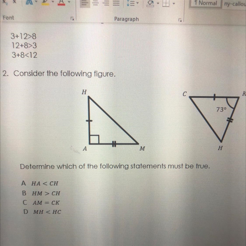 Which of the following statements are true-example-1