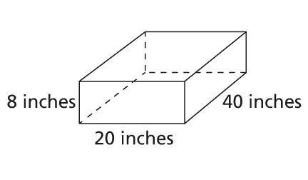 The dimensions of the box below are reduced by half. What is the constant of proportionality-example-1