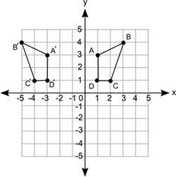 Can some one help??? Figure ABCD is transformed to figure A prime B prime C prime-example-1