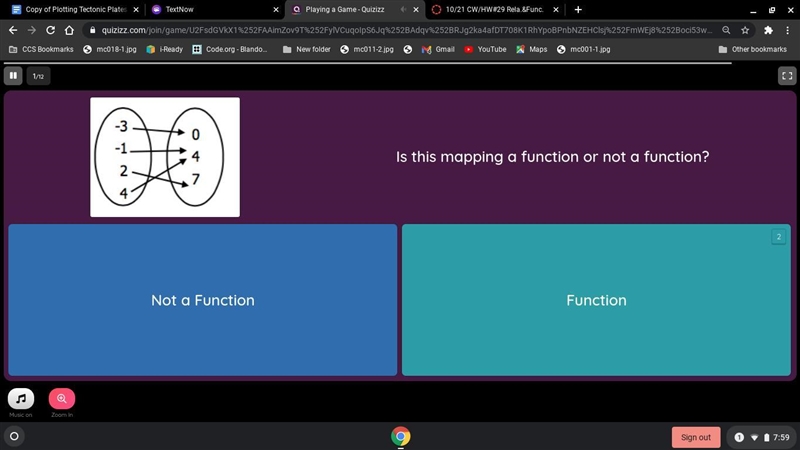 Is this a function or not: step by step-example-1