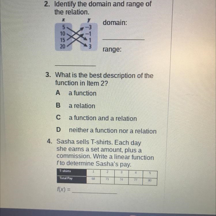 Identify the domain and range of the relation! Can someone help me with 2-4-example-1