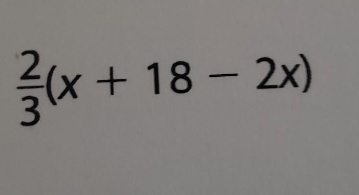 Can you help please Expand each expression and combine like terms if possible 2/3 (x-example-1