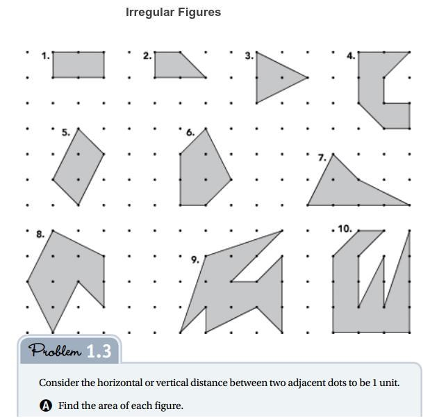 Irregular Figures Find the area for each shape. please help-example-1