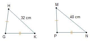 Which statement correctly compares the angles? Angle G is congruent to angle P. Angle-example-1