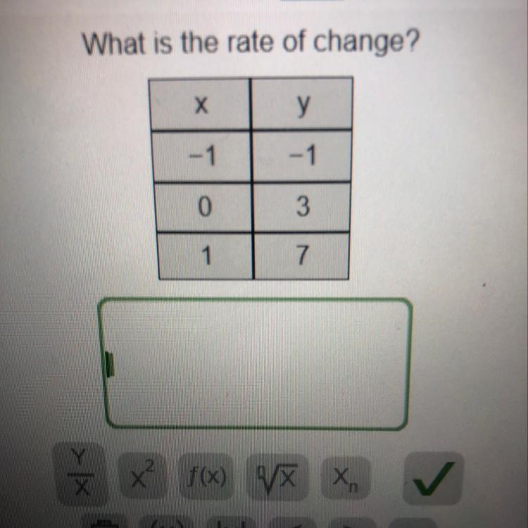 I need The rate of change-example-1