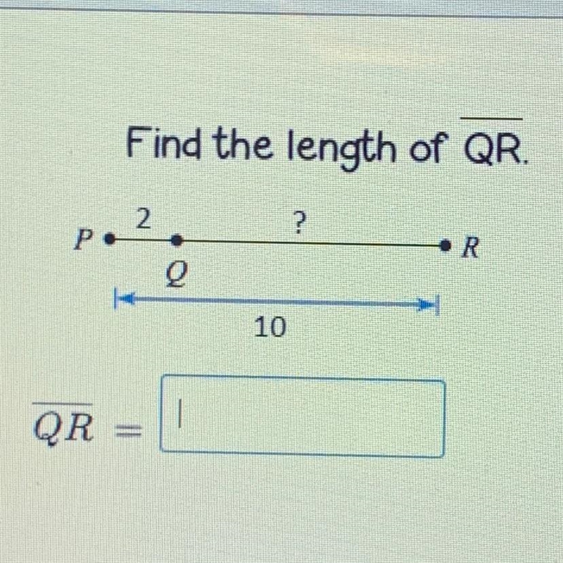 Find the length of QR. pleaseeee-example-1