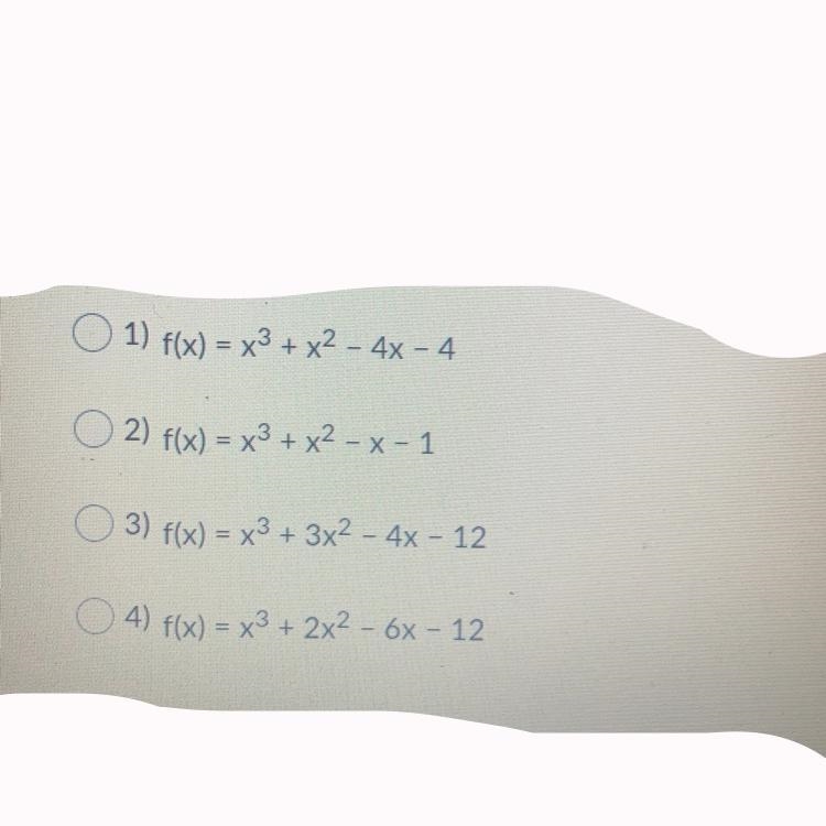 Which of the following functions best represents the graph-example-1