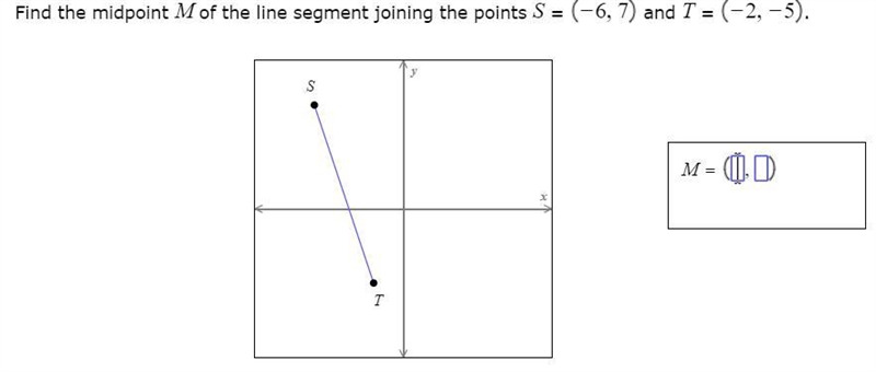 Help with Midpoint! Answer the picture below-example-1