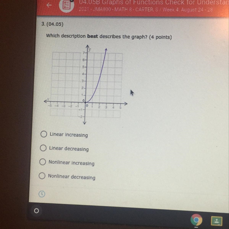 Which description best describes the graph?-example-1