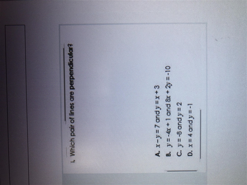 Which pair of lines are perpendicular-example-1