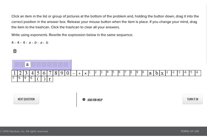 Click an item in the list or group of pictures at the bottom of the problem and, holding-example-1