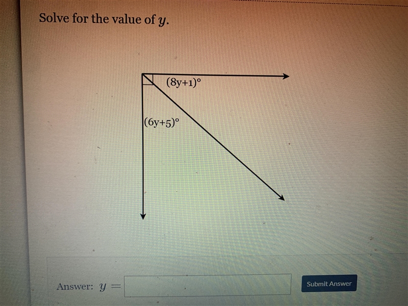 Solve for value of y.-example-1