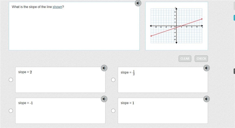 What is the slope of the line shown? Please answer ASAP. Thank you.-example-1