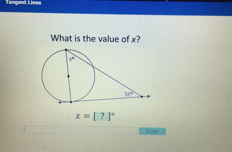 50 Points. what is the value of x-example-1