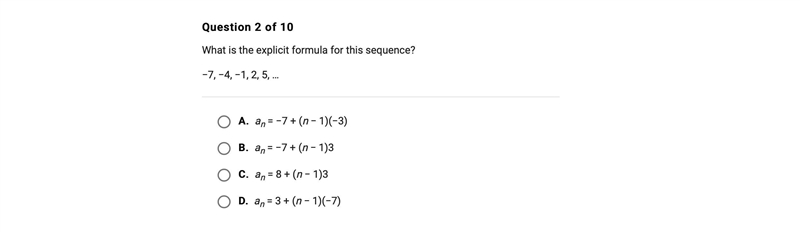 What is the explicit formula for this sequence ?-example-1