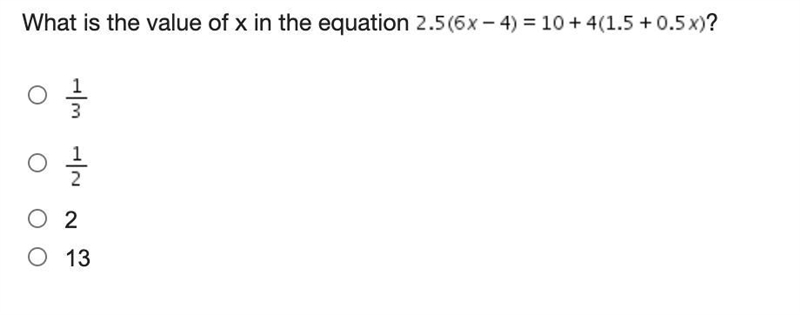 What is the value of x in the equation ? (image below)-example-1