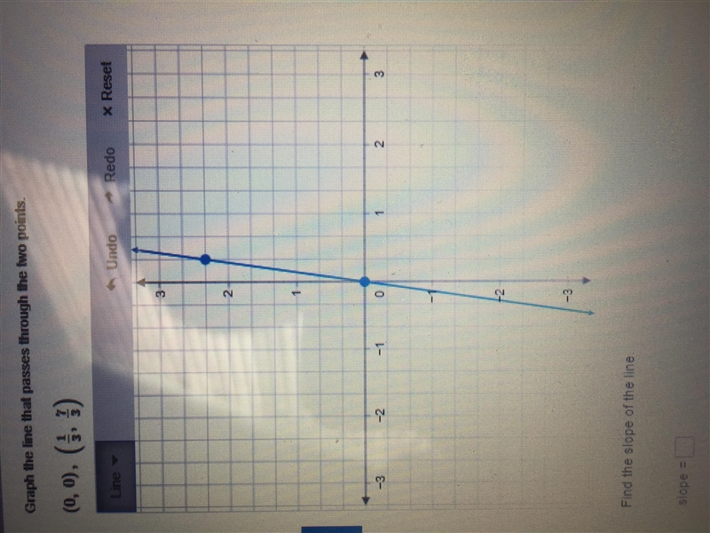 Plz help! Question in picture. What is the slope?-example-1