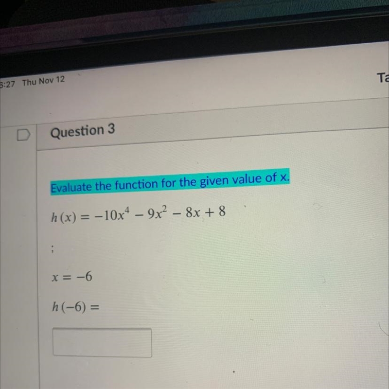 Evaluate the function pls help!!-example-1